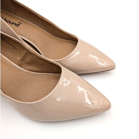 Abound Abadury Block Heel Pointed Toe Pump Women's Beige Size US11M EU42 - Picture 10 of 11